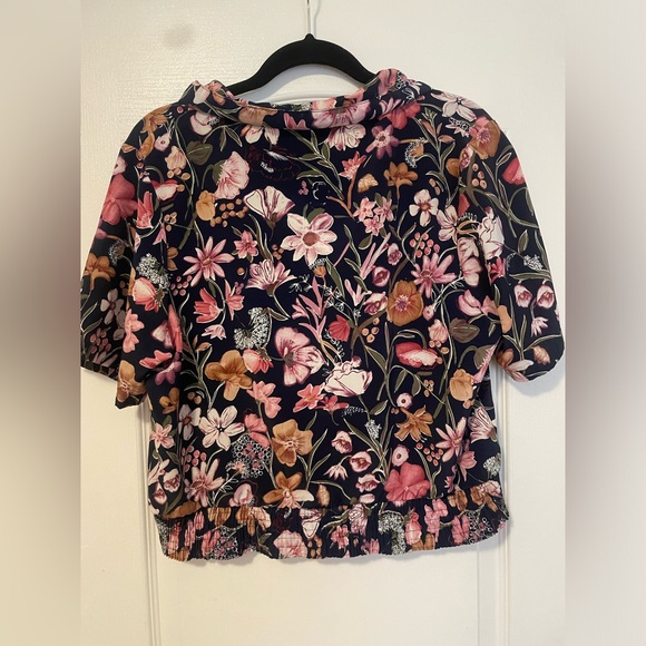 Vintage Floral Blouse - Picture 2 of 2
